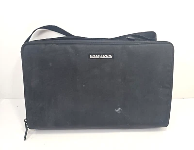 Case Logic Cassette Tape Soft Sided Carry Case with Carry Strap Holds 30 Black - Image 1 of 4