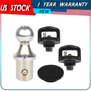 Kit de bola de cuello de ganso y cadena de seguridad para camionetas GMC Sierra 2500 HD 2016-2022 30137 - Imagen 1 de 10