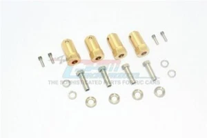 GPM BRASS WHEEL HEX ADAPTERS 9 / 12 / 23mm FOR TRAXXAS 1/10 TRX-4 TRX-6 CRAWLER - Picture 1 of 10