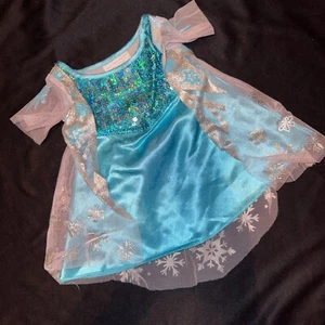 Vestido Build a Bear Workshop BABW Disney FROZEN Elsa ¡COMO ESTÁ! Problemas con copos de nieve - Imagen 1 de 11