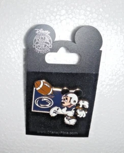 Prendedor de solapa de Disney World comercio NCAA fútbol Penn State Mickey Mouse NUEVO - Imagen 1 de 4