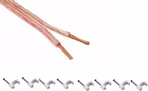 Cable de altavoz transparente 10 metros 4,0 mm núcleo 12 AWG ** MEJOR VENTA ** - Imagen 1 de 3