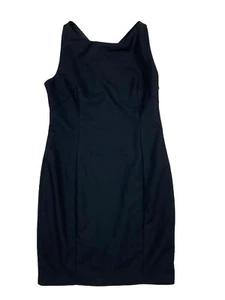 Zara size Large little black dress career cross back b9 - Picture 1 of 6