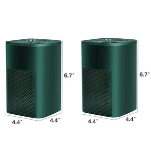 Set of 2 - Mini Portable Air Purifiers For Bedroom Desktop Car Home Filter Green - Picture 1 of 4