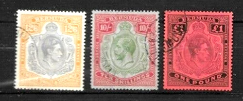 BERMUDA  Sc 126 to  128  USED  VF - Image 1 of 1