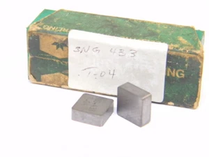 NUOVO SURPLUS 10 PEZZI. TELEDYNE SNG 433 GRADO: INSERTI IN CARBURO T04 - Foto 1 di 1