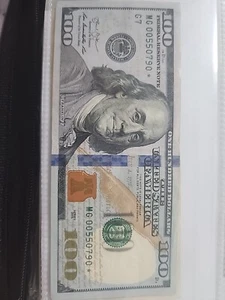 2013 $100 Dollar Bill US Federal Reserve Star Note - Picture 1 of 3