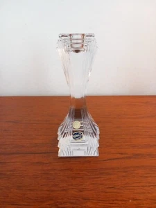 Böhmen Tschechien 7" Kristall Kerzenständer 24%Pbo - Art Deco Stil - Bild 1 von 11