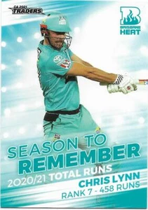 2021 / 22 Cricket Traders Season To Remember (STR07) Chris LYNN Heat - Picture 1 of 1
