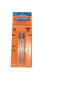SPYDER 300020 SKELETON Jig Saw Blade Combo Set 2 Piece 10 & 12 TPI Teeth Package - Picture 1 of 2