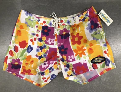 NEW HAPUNA SURF SURFING SUP WOMENS GIRLS BOARD SHORTS SZ 3 FREE ROXY STICKER - Image 1 of 3