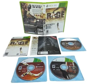 Rage Anarchy Edition Xbox 360 Complete CIB w/ Manual & Inserts Tested Works - Picture 1 of 6