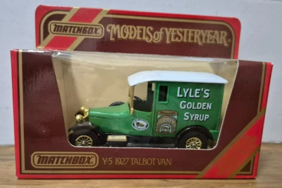 Y 5 1927 Talbot Van Lyle`s Models of Yesteryear Matchbox in J Box - Bild 1 von 2