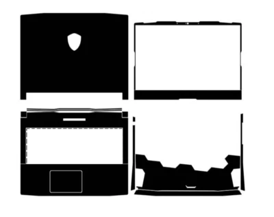 Laptop Leather Skin Stickers Fit MSI Katana 15 B13V 15.6" - Image 1 of 4
