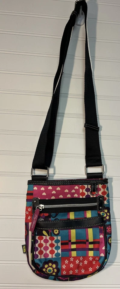 Cartera Bandolera y Cartera Cambiadora Lily Bloom - Multicolor con Correa Negra Foto 1 de 4