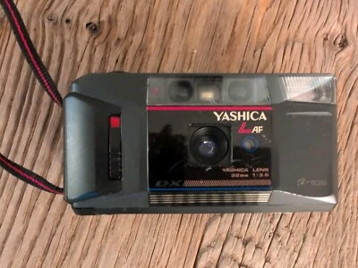 Cámara fotográfica compacta Yashica Kyocera L AF FECHA DX 35 mm Japón solo piezas Foto 1 de 4