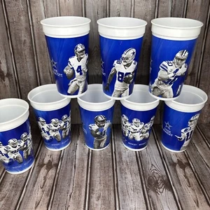 7-11 Dallas Cowboys 2017 Collectors Cups 32 oz Set Of 8 Limited Edition Rare - Picture 1 of 2