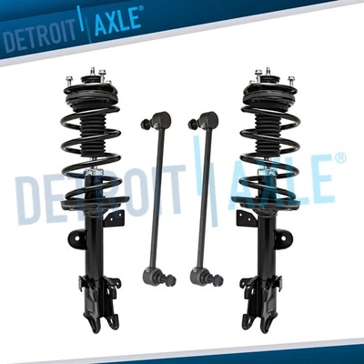 Puntales delanteros con conjunto de resorte helicoidal eslabones de barra estabilizadora para Honda Pilot 2009-2015 Foto 1 de 4