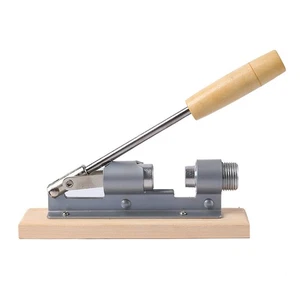 Pecan Nut Cracker Mechanical Regulable Design Wood Stainless Steel Walnut Plier - Picture 1 of 15