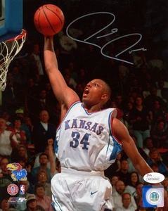 PAUL PIERCE AUTOGRAPHED SIGNED KANSAS JAYHAWKS 8x10 PHOTO JSA - Picture 1 of 1