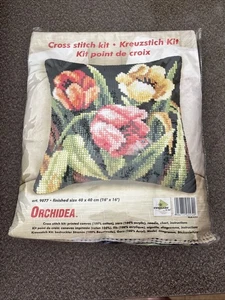 Orchidea Kissen Kreuzstich Set Tumbling Tulpen 9077 - Bild 1 von 5