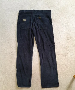 Lois New Dallas Jumbo Cords W36 L32 Straight Leg Navy Blue - Picture 1 of 10