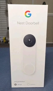 Google Nest Doorbell, Wired - Snow - Picture 1 of 2