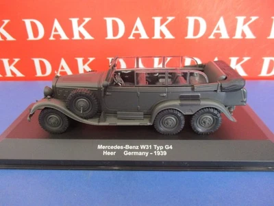 Die cast 1/43 Modellino Auto Mercedes-Benz W31 Typ G4 6 Wheels Heer Germany 1939 - Immagine 1 di 4