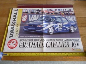DAVID LESLIE VAUXHALL CAVALIER ECURIE ECOSSE TOURING CAR BTCC AUTOSPORT POSTER - Picture 1 of 6