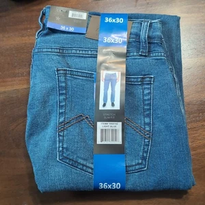 Urban Star Herren Slim Stretch Jeans 36x30 Farbe Hellblau - Bild 1 von 4