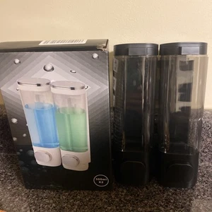 Shower Shampoo Dispenser Soap Dispenser 2 Pack 300 Ml Wall Mounted Soap Dispense - Picture 1 of 5