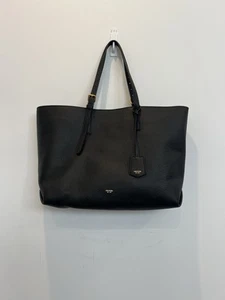 OROTN GENUINE LEATHER LARGE MARGOT BLACK ZIP TOTE RRP $529 - Picture 1 of 17