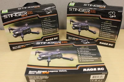 Rage RC Stinger GPS Wi-Fi 1080p FPV Ready-To-Fly Camera Drone RGR4450 - Image 1 of 4
