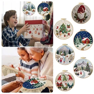 2025 Embroidery For Beginners And Adults DIY With Needles & Thread Included - Picture 1 of 8