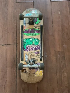 Mario Roo Bun Vision Skateboard with Stickers 1980s Vintage - Picture 1 of 11