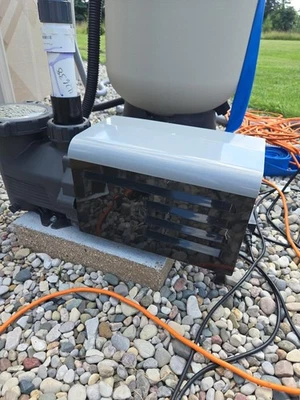 Pool Pump Cover Adjustable ABS Motor Protective Housing Fits Outdoor Units NEW - Image 1 of 4