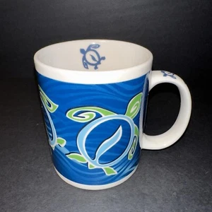 Islander Group Sea Turtle Honu Wave Designed in Hawaii White Coffee Mug - Picture 1 of 6