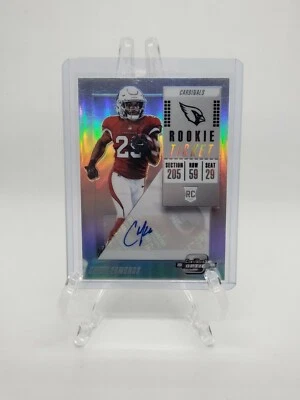 2018 Contenders Optic Chase Edmonds ROOKIE Ticket Prizm AUTO Cardinals AUTOGRAPH - Image 1 of 2