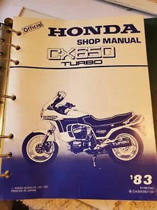 1983 Honda Model CX650 Turbo Shop Manual #61ME700 excellent complete tub2 - Picture 1 of 11