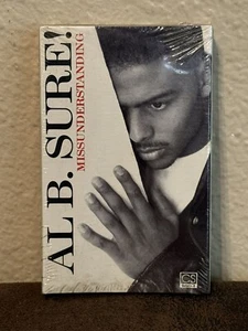 Rare! 1990 VTG AL. B SURE! Missunderstanding SEALED WB Cassette Tape - Picture 1 of 6