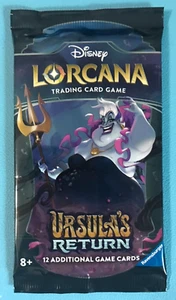 x1 Disney Lorcana Set 4 Ursula's Return New Factory Sealed Pack - Picture 1 of 3