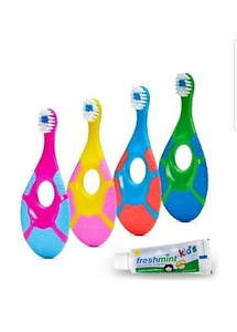 ECOVONA- Baby Toothbrush for Infants & Toddlers 0-2 Years Old (4 Pack) |... - Picture 1 of 1