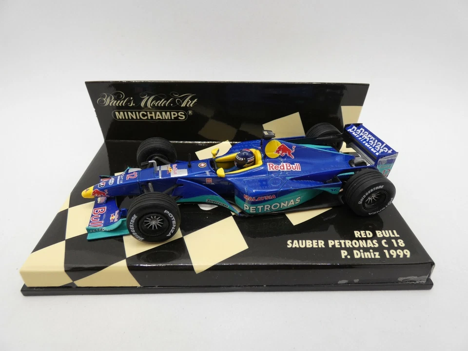 Red Bull Sauber Petronas C18 Pedro Diniz #12 1999 1/43 Minichamps F1 Formula 1 - Image 1 of 1
