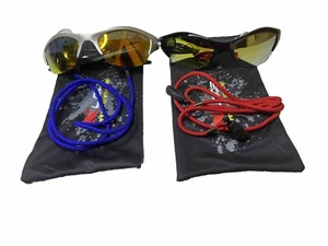 X-loop Sunglasses (2) KIDS AGE 3-6 Cycling Baseball Sport Sunglasses With Strap - Picture 1 of 5
