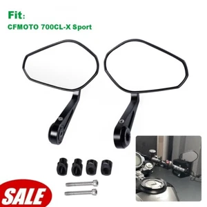 For 21-24 CFMOTO 700CL-X Sport Handle Bar End Mirrors Side Rear View Adjustable - Picture 1 of 24