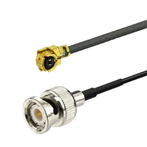 BNC Male to IPEX IPX U.FL Mini PCI Pigtail RF Koaxialkable 15CM Extension Kabel - Picture 1 of 3