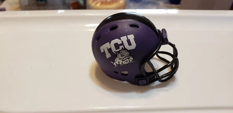 TCU HORNED FROGS  FOOTBALL #577 POCKET PRO HELMET RIDDELL Cover