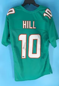 Tyreek Hill signiert Miami Dolphins #10 Full Size Official XL Trikot Authentifiziert - Bild 1 von 4
