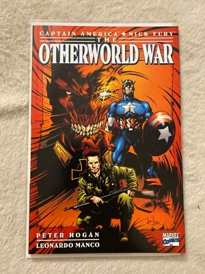 美国队长尼克·弗瑞 OtherWORLD WAR MARVEL '01 PRESTIGE SC GN 红色骷髅 全新 — 第 1/2 张图片