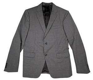 Theory Men's New Bowery Two Button Blazer Jacket, Gray Heather Wool Blend 40 R - Picture 1 of 13